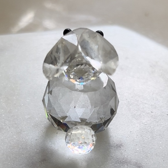 Pair of Two Mini Crystal Swarovski Figurines - Bunny & Bird/ Chick - Picture 6 of 12